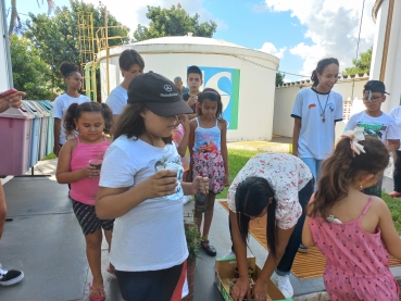 Foto 6: Dia Mundial da Água: Crianças visitam Poço de Captação de Água e Reservatório da Sabesp 