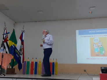 Foto 23: Neurociência é tema de palestra do 1º Seminário de 2023 realizado pela Educação