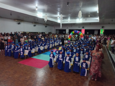 Foto 3: Cerimônia de Graduação dos alunos de Educação Infantil do ano de 2023 