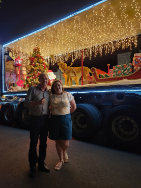 Foto 8: Carreata de Natal com as Carretas da Hengel