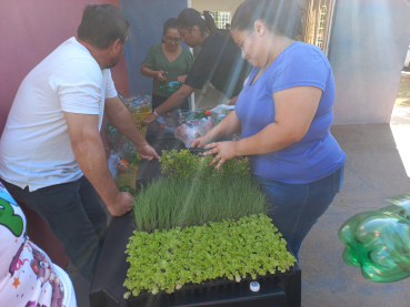 Foto 6: Ação da Secretaria de Agricultura no Centro Comunitário