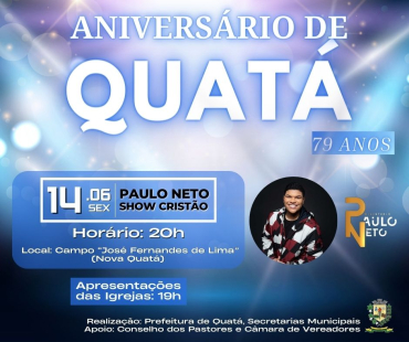 Foto 3: Comemore o Aniversário de Quatá - 79 anos