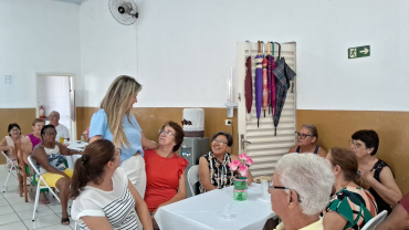Notícia Café da Tarde especial celebra o Mês da Mulher com o Grupo da Melhor Idade