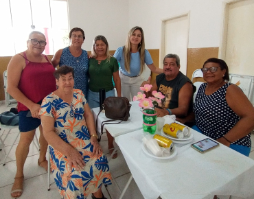 Foto 37: Café da Tarde especial celebra o Mês da Mulher com o Grupo da Melhor Idade