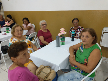 Foto 18: Café da Tarde especial celebra o Mês da Mulher com o Grupo da Melhor Idade