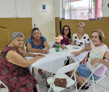 Foto 43: Café da Tarde especial celebra o Mês da Mulher com o Grupo da Melhor Idade