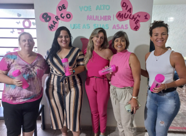 Foto 3: Mulheres Funcionárias Públicas de Quatá são homenageadas em comemoração ao DIA INTERNACIONAL DA MULHER