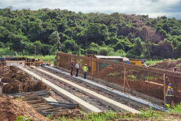 Obra da ponte que liga Quatá X Tupã está em andamento