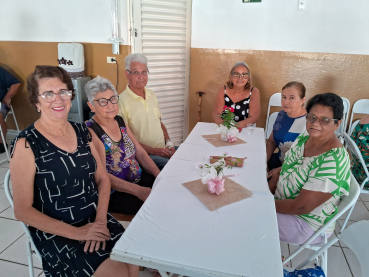 Foto 54: Chá da tarde em homenagem as MÃES da Terceira Idade