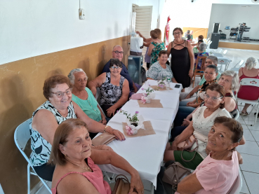 Foto 66: Chá da tarde em homenagem as MÃES da Terceira Idade