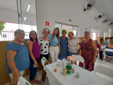 Foto 45: Café da Tarde especial celebra o Mês da Mulher com o Grupo da Melhor Idade