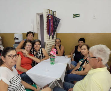Foto 39: Café da Tarde especial celebra o Mês da Mulher com o Grupo da Melhor Idade