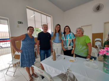 Foto 38: Café da Tarde especial celebra o Mês da Mulher com o Grupo da Melhor Idade