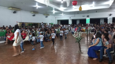 Foto 5: Escola Gagliardi e Secretaria de Agricultura e Meio Ambiente realizam formatura dos alunos participantes do Projeto 