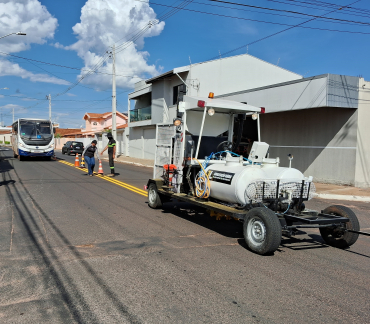 Foto 17: Sinalização reforçada: Quatá investe na segurança do trânsito