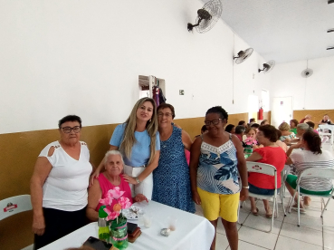Foto 31: Café da Tarde especial celebra o Mês da Mulher com o Grupo da Melhor Idade
