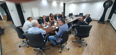 Foto 5: Prefeito de Quatá e Presidente do CIVAP, Marcelo Pecchio, participa de reunião sobre a instalação do CIT em Assis