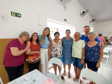 Foto 40: Café da Tarde especial celebra o Mês da Mulher com o Grupo da Melhor Idade