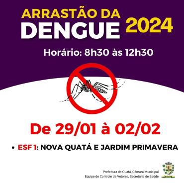 Foto 3: Arrastão contra a Dengue: de 29/01 a 09/02