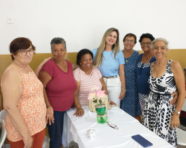 Notícia Café da Tarde especial celebra o Mês da Mulher com o Grupo da Melhor Idade