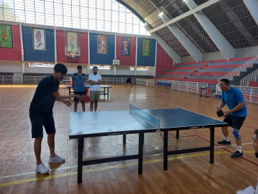 Foto 1: Torneio de Tênis de Mesa é realizado em Quatá