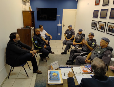 Foto 6: Prefeitura de Quatá reforça parceria com a Polícia Militar em reunião com Comando de Marília / Tupã