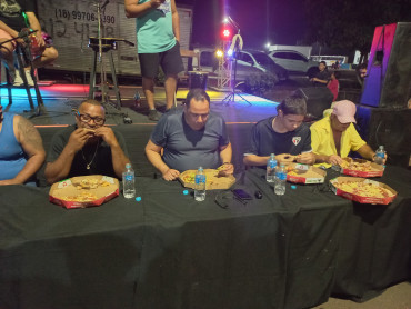 Foto 72: Quatá realiza 1º Concurso: quem Come Mais Pizza e Concurso Arte na Caixa