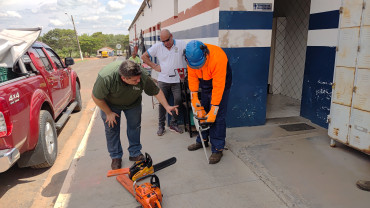 Foto 1: Prefeitura de Quatá promove curso de motosserra para capacitação de servidores