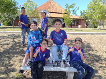 Foto 7: Alunos da Escola Orísia participam de ação educativa no Centro de Educação Ambiental de Paraguaçu Paulista
