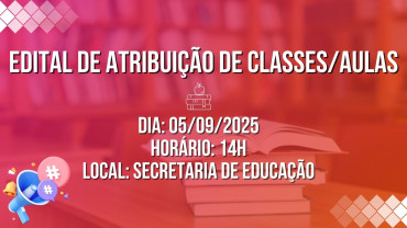 Edital de Atribuição de Classes/Aulas