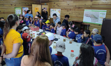 Foto 14: Alunos da Escola Orísia participam de ação educativa no Centro de Educação Ambiental de Paraguaçu Paulista