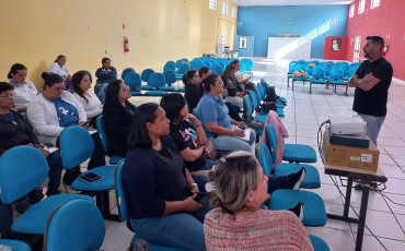 Foto 2: Profissionais da Saúde de Quatá participam de treinamento sobre o Novo Financiamento da APS
