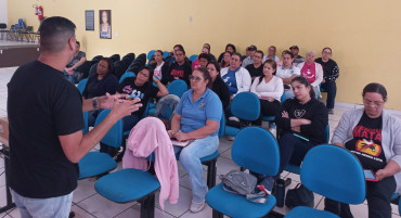 Foto 5: Profissionais da Saúde de Quatá participam de treinamento sobre o Novo Financiamento da APS