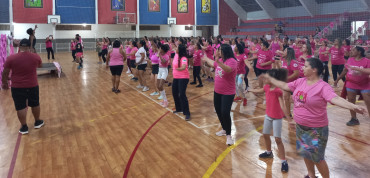 Foto 73: Aulão de Zumba e Ritmos: em especial ao Outubro Rosa!