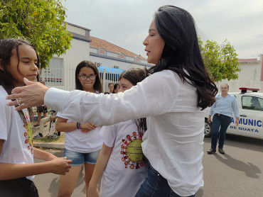 Foto 4: Primeira-dama do Estado de SP, Cristiane Freitas, visita Quatá