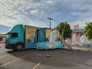 Notícia Projeto Nossa Energia promove ações em Quatá com troca de lâmpadas, ventiladores e sorteio de geladeiras