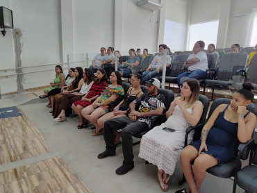 Foto 28: Palestra sobre Aleitamento Materno