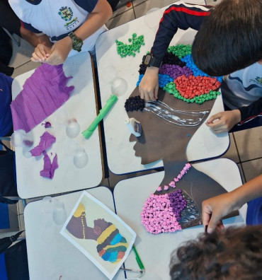 Foto 9: Alunos do 4º ano do Ensino Integral da Escola 