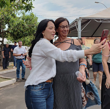 Foto 61: Primeira-dama do Estado de SP, Cristiane Freitas, visita Quatá