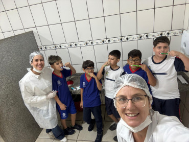Foto 9: Saúde Bucal vai até as Escolas Municipais e particulares de Quatá