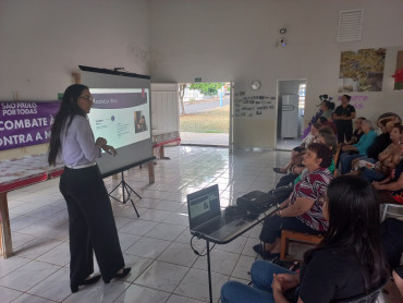 Foto 36: Ação Contra a Violência à Mulher: Agosto Lilás!