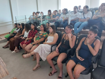 Foto 7: Palestra sobre Aleitamento Materno