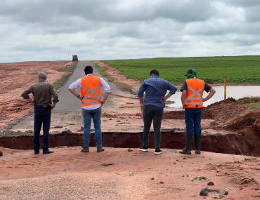 Notícia Fortes chuvas causam estragos na Zona Rural de Quatá