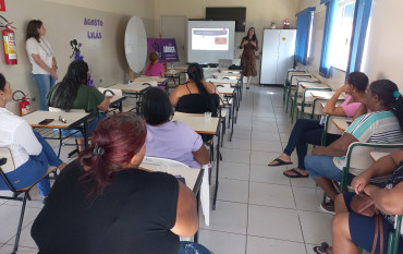 Foto 26: Ação Contra a Violência à Mulher: Agosto Lilás!