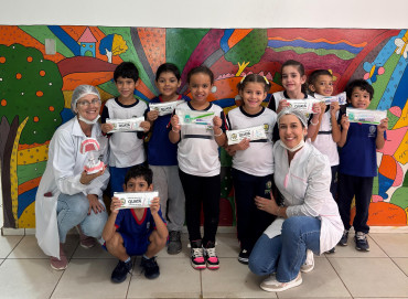 Notícia Saúde Bucal vai até as Escolas Municipais e particulares de Quatá