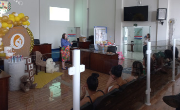 Foto 9: Palestra sobre Aleitamento Materno