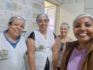 Foto 1: Visitas do Conselho de Alimentação Escolar