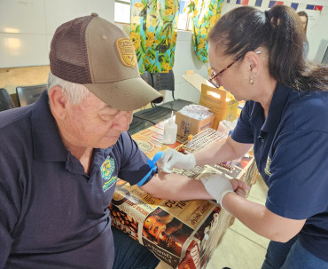 Foto 40: Campanha Novembro Azul: Saúde realiza exames em Funcionários Municipais