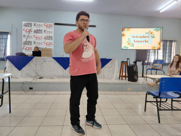 Foto 17: Ações do Setembro Amarelo do CAPS I de Quatá 