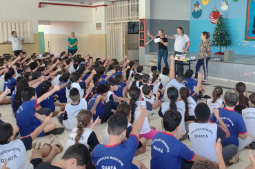 Foto 73: Alunos e usuários recebem orientações sobre prevenção e controle do diabetes 